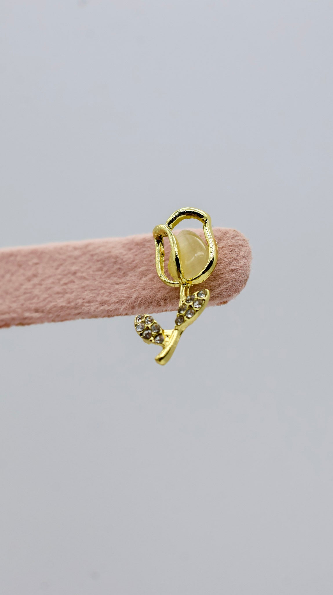 Golden Bud Drop Earrings for Women