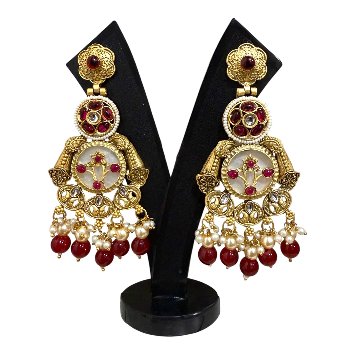 Ruhani Ruby Pearl Royal Chandeliers