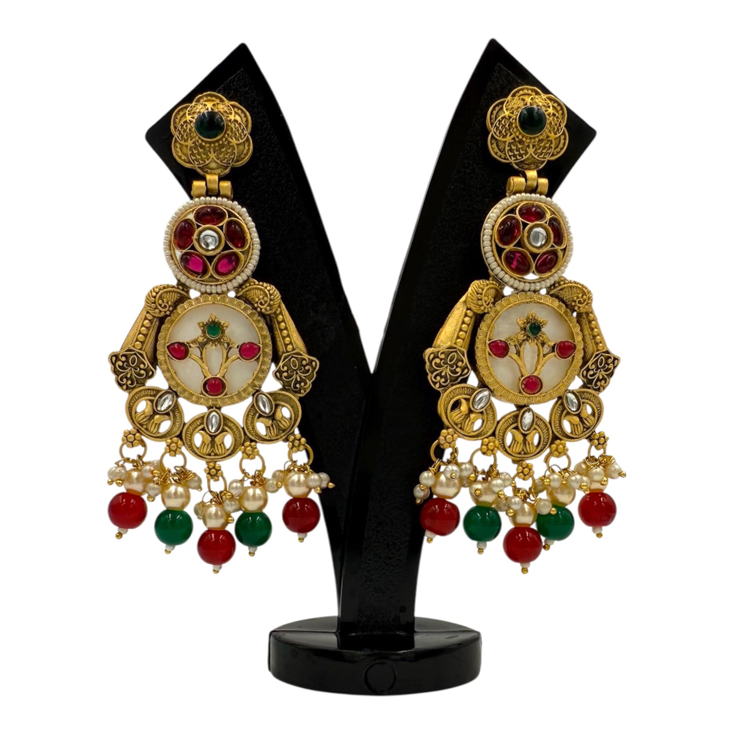 Rangreza Royal Chandbali Earrings