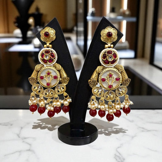 Ruhani Ruby Pearl Royal Chandeliers